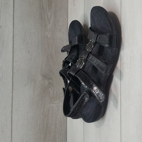 Vionic Women Amber Comfort Hook&loop Sandals Flats shoes sz 9 - Picture 2 of 12